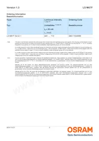 LS M67F-S2U2-1-Z Datasheet Pagina 2