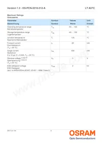 LT A67C-T2V1-35-Z Datasheet Page 3