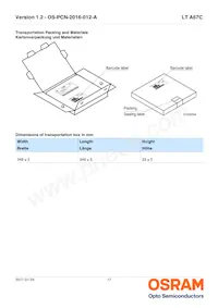 LT A67C-T2V1-35-Z數據表 頁面 17