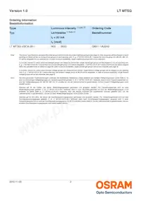 LT MTSG-V2CA-35-1 Datasheet Pagina 2