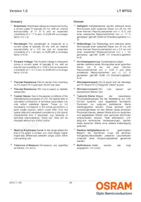 LT MTSG-V2CA-35-1 Datasheet Pagina 20