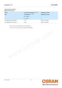 LW Q38G-Q2OO-3K5L-1 Datasheet Page 2