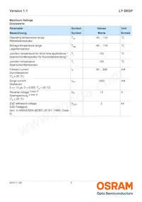 LY B6SP-BBDB-36-1-140-R33-Z Datasheet Pagina 3