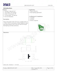 QBLP655R-IW-2897 Datasheet Pagina 3