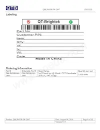 QBLP655R-IW-2897 Datasheet Pagina 9