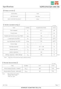 SJW1151CKS-100-TR Datasheet Pagina 3