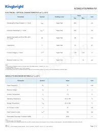 ACSA02-41SURKWA-F01 Datasheet Page 2