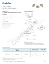 APTD3216F3C-P22 Datasheet Copertura