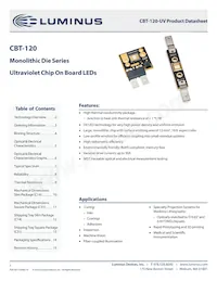 CBT-120-UV-C31-N400-22數據表 封面