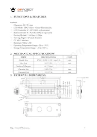 DFR0556 Datasheet Pagina 2