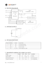 DFR0556 Datasheet Pagina 3