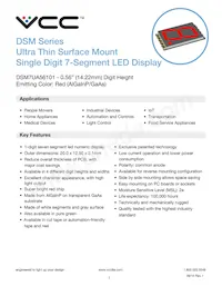 DSM7UA56101T Datasheet Cover