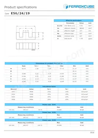 E56/24/19-3C95-G2000 Datasheet Copertura