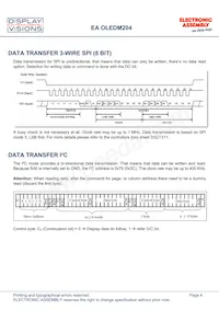 EA OLEDM204-GGA數據表 頁面 4