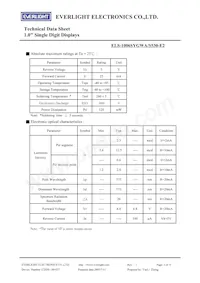 ELS-1006SYGWA/S530-E2 Datasheet Pagina 3