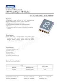 ELSS-205UYOWA/S530-A3/S290 Datenblatt Cover