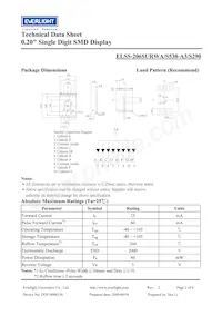 ELSS-206SURWA/S530-A3/S290數據表 頁面 2