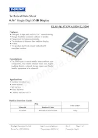 ELSS-511SYGWA/S530-E2/S290 Datasheet Copertura