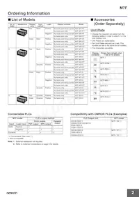 M7F-3N1GT Datasheet Page 2