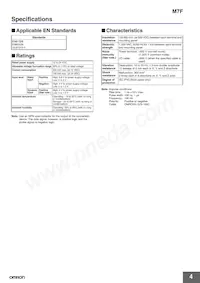 M7F-3N1GT Datasheet Page 4