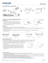 SA08-21GWA Datasheet Pagina 4