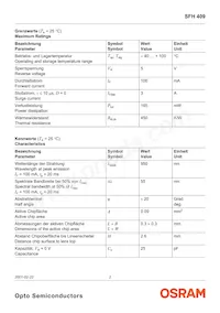 SFH 409-2 Datasheet Page 2