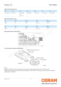 SFH 4250S-S Datasheet Page 9