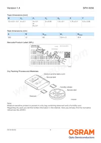 SFH 4256-R數據表 頁面 9