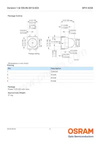 SFH 4258 Datenblatt Seite 6