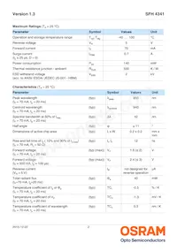 SFH 4341 Datasheet Pagina 2