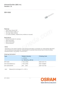 SFH 4550-FW AN18 Datenblatt Cover