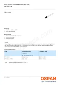 SFH 4555 -BW Datenblatt Cover