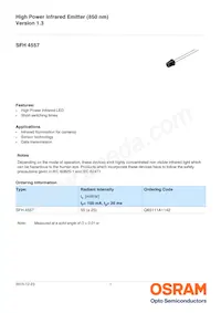 SFH 4557 Datasheet Copertura