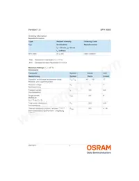 SFH 4585-Z Datasheet Pagina 2