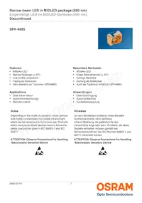 SFH 4685-Z Datasheet Copertura