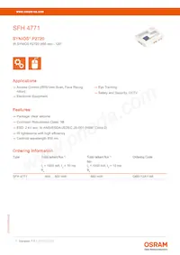 SFH 4771 Datasheet Copertura