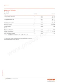 SFH 4771 Datasheet Pagina 2