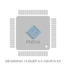 GB DASPA1.13-DUEP-3-1-100-R18-XX