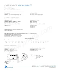 108LMU200M2EE Datasheet Cover