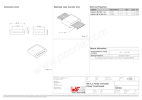 7427801 Datasheet Copertura