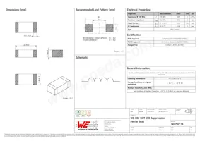 742792116 Datasheet Copertura