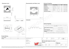 744052100 Datasheet Copertura