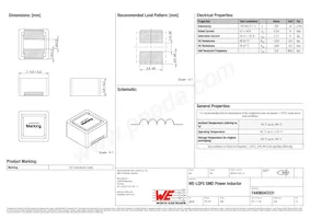 74406043331 Datasheet Cover