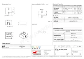 74435583300 Datasheet Cover