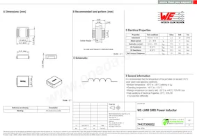 74437356022 Datasheet Cover