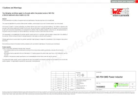 74458003 Datasheet Page 5