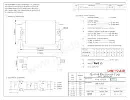 854-10/015 Datasheet Copertura