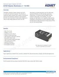 A700X127M010ATE010 Datasheet Cover
