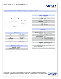 A758EK337M0EAAE018 Datasheet Cover