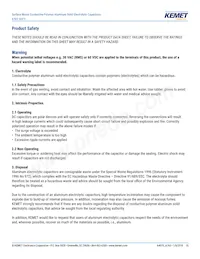 A765EG157M1CLAE027 Datasheet Page 15